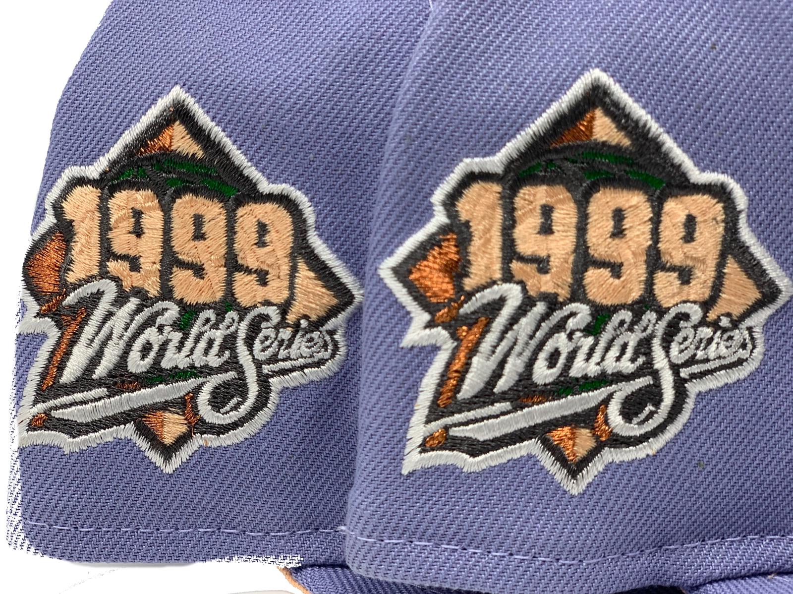 New Era 59Fifty Peaches and Cream New York Yankees 1999 World Series P –  Hat Club