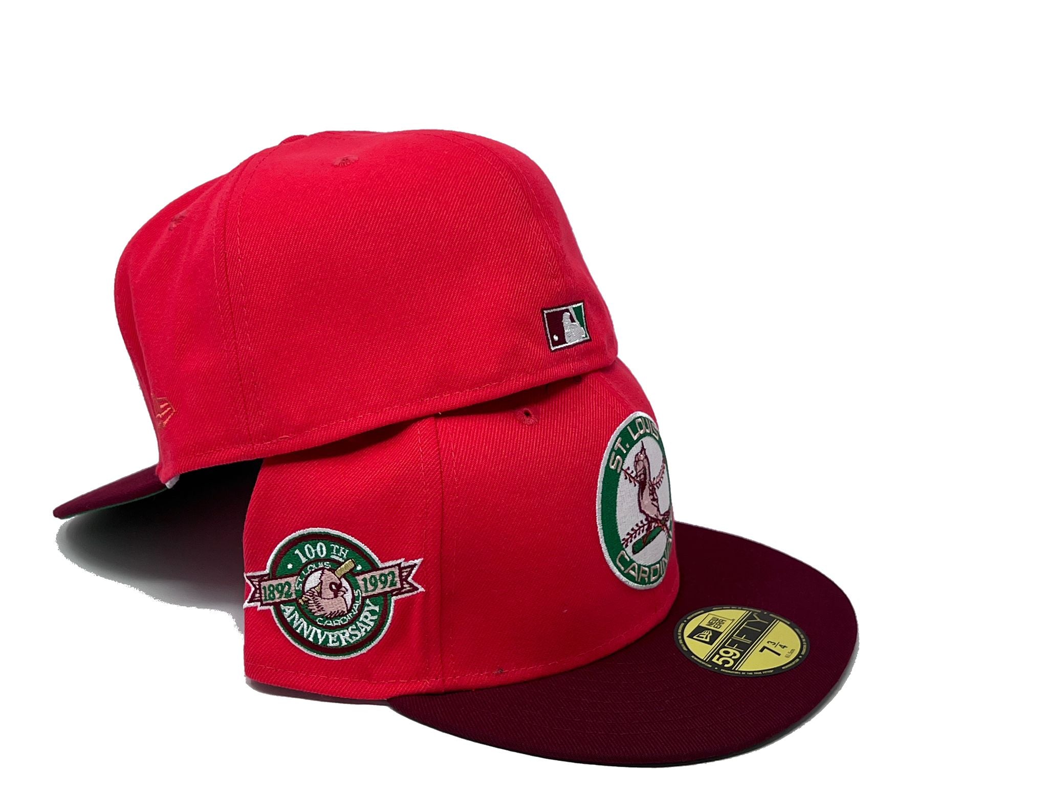 St. Louis Cardinals New Era Red 25th Anniversary Spring Training Botanical  59FIFTY Fitted Hat