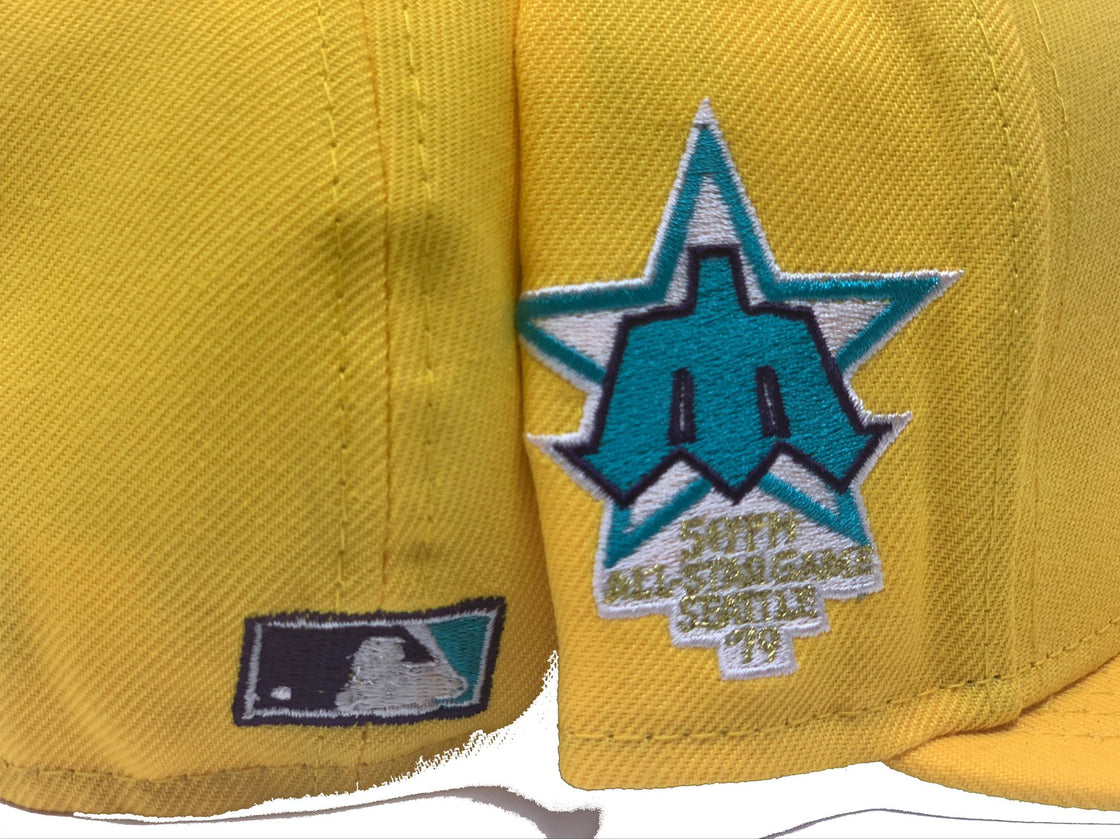 Canary Yellow Seattle Mariners 50th All Star Game New Era Fitted