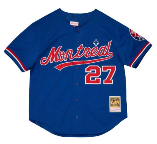 Authentic Vladimir Guerrero Montreal Expos 1997 BP Button Front Jersey