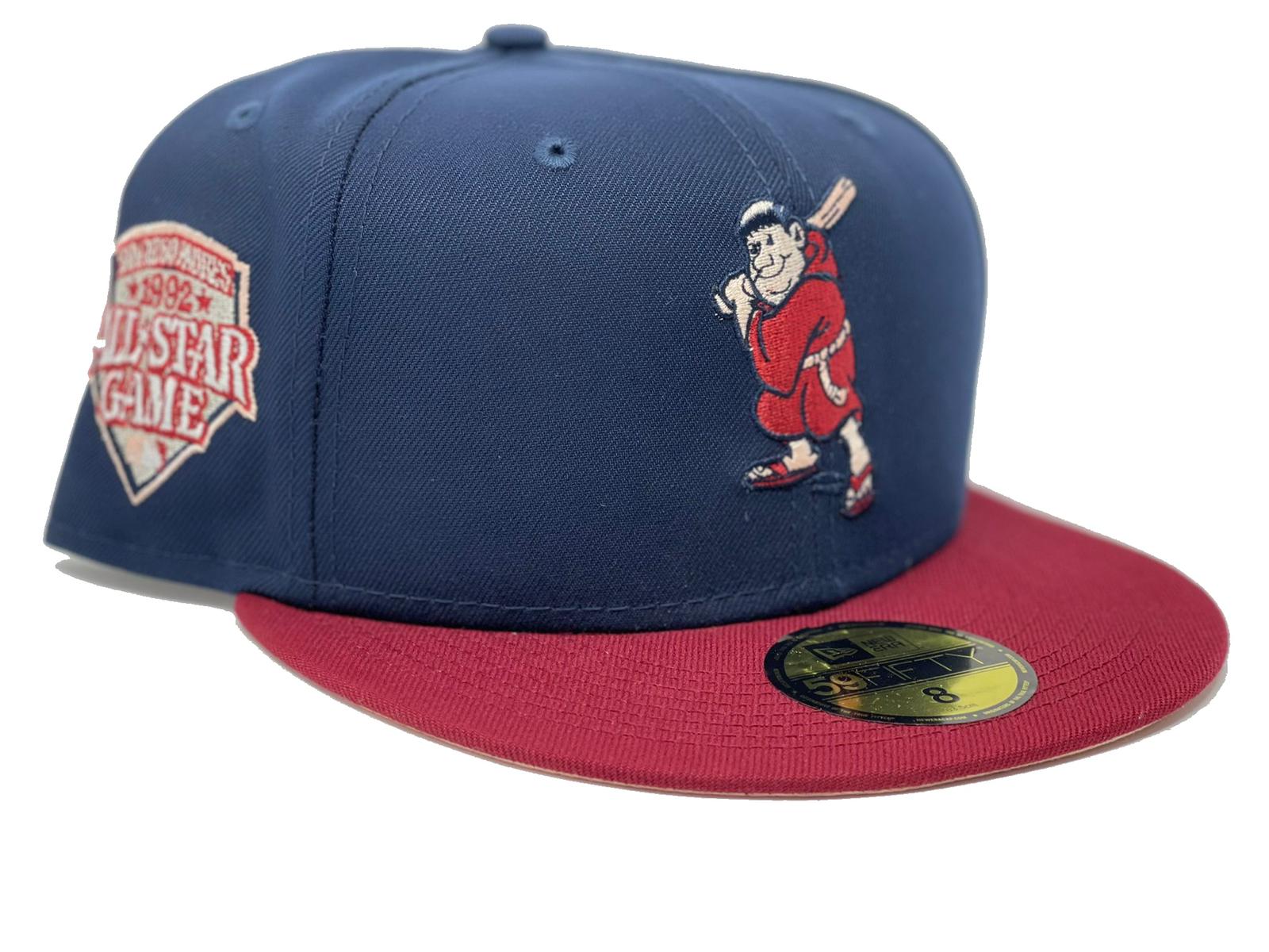 Navy Blue San Diego Padres 1992 All Star Game Blood Moon Fitted Hat