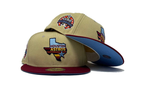 HOUSTON ASTROS 1986 ALL STAR GAME ICY BRIM NEW ERA FITTED HAT