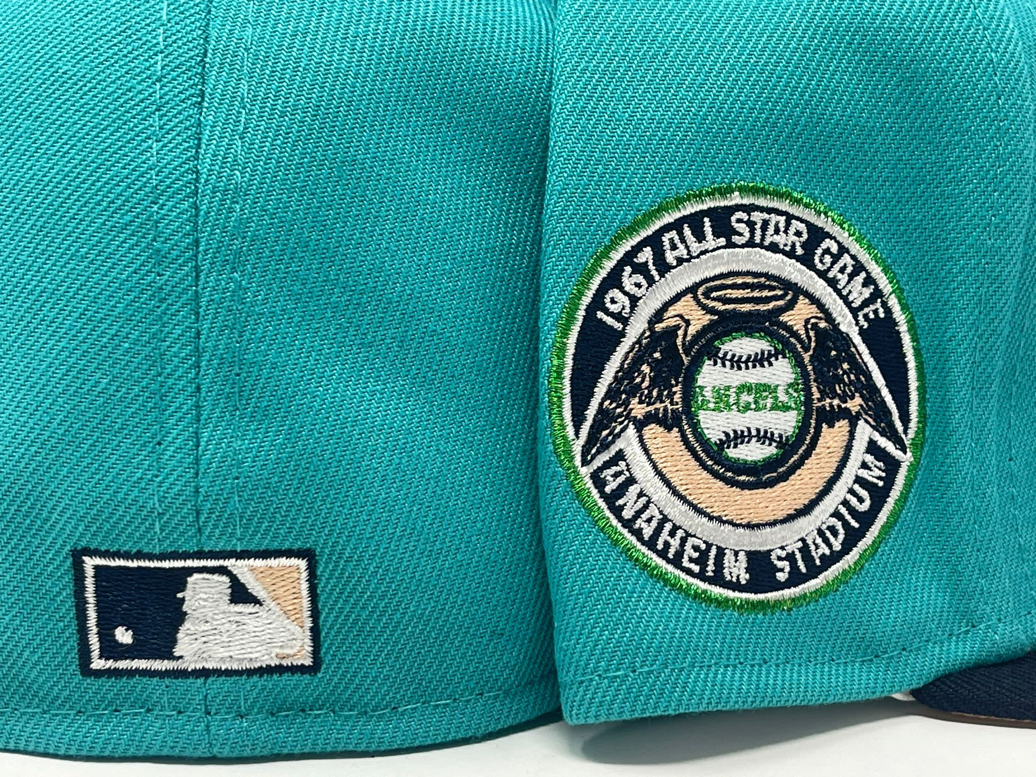 New Era Seattle Mariners Hat Blue/Teal Number Retirement Side Patch Fitted  7 3/8