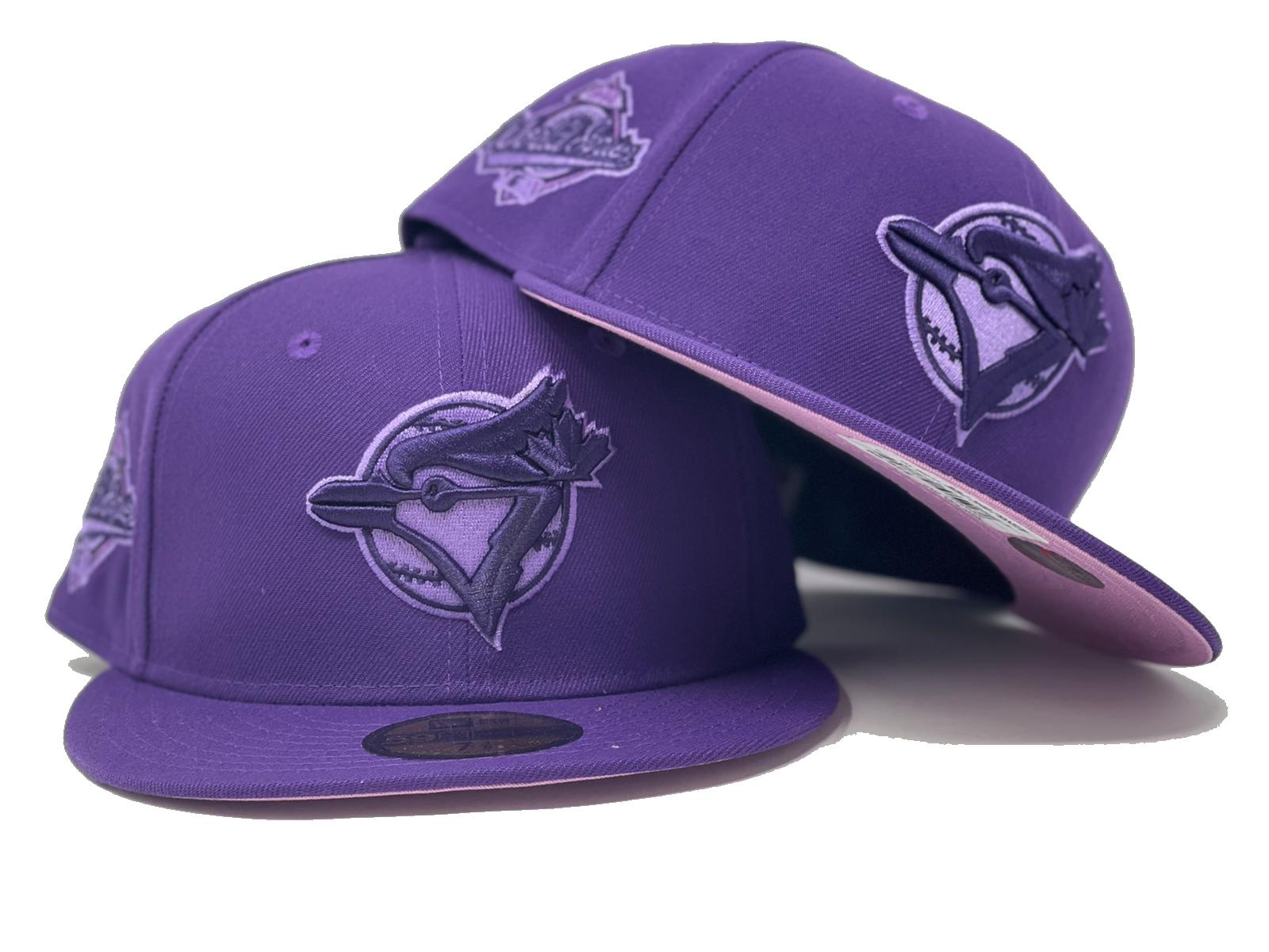 Men's New Era Red/Purple Toronto Blue Jays Spring Basic Two-Tone 9FIFTY  Snapback Hat