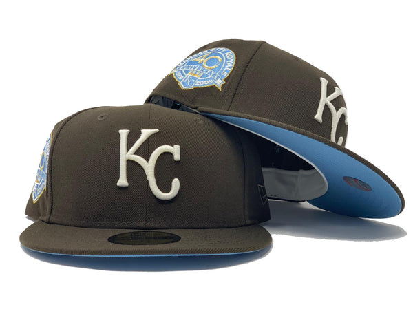 KANSAS CITY ROYALS 40TH SEASON INFRARED ICY BRIM NEW ERA FITTED