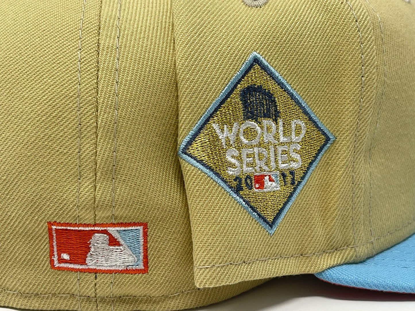 HOUSTON ASTROS 2011 WORLD SERIES "SUNRISE GRADIENT" ORANGE BRIM NEW ERA FITTED HAT