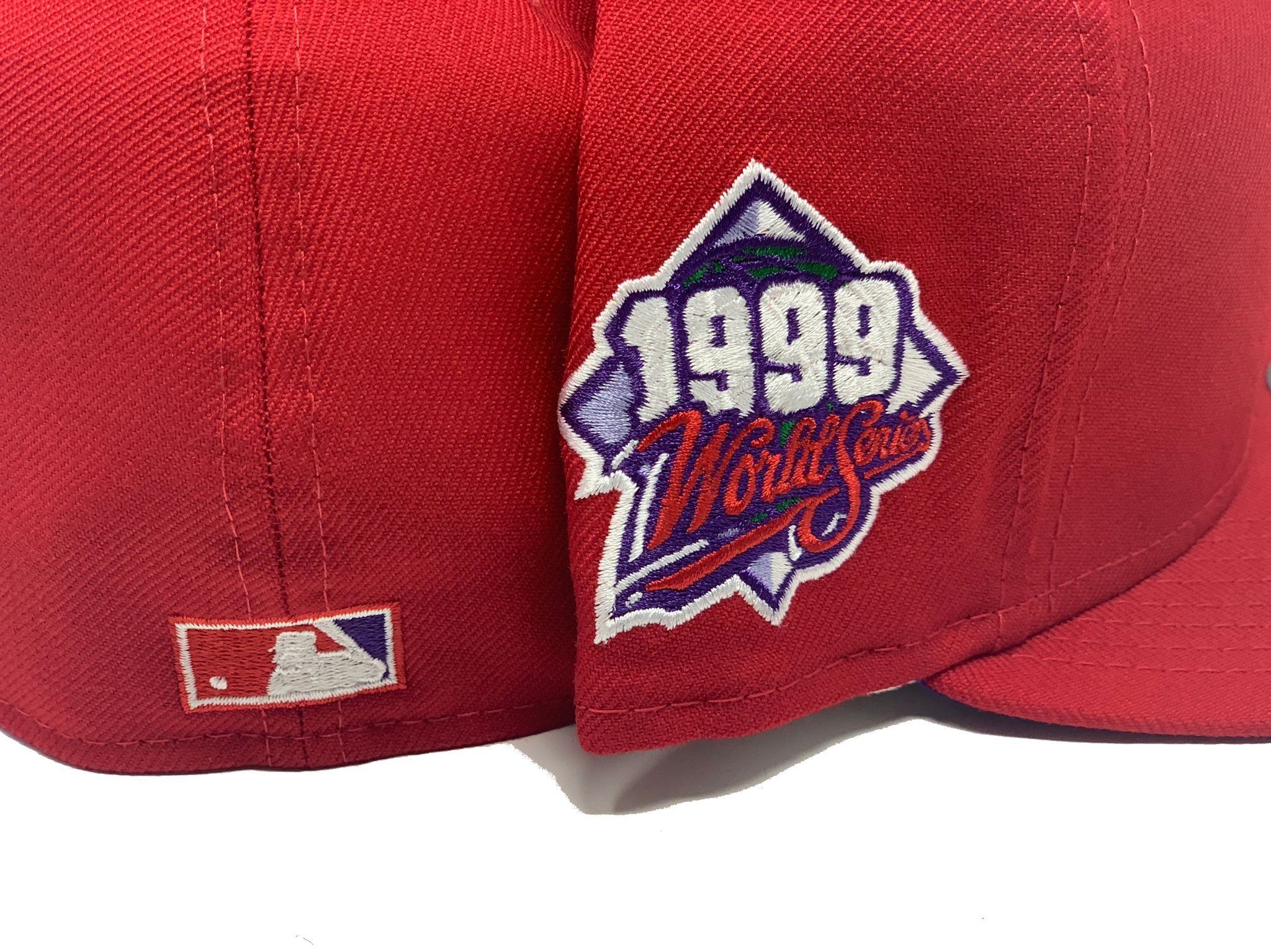 Red New York Yankees 1999 World Series Custom New Era Fitted Hat – Sports  World 165