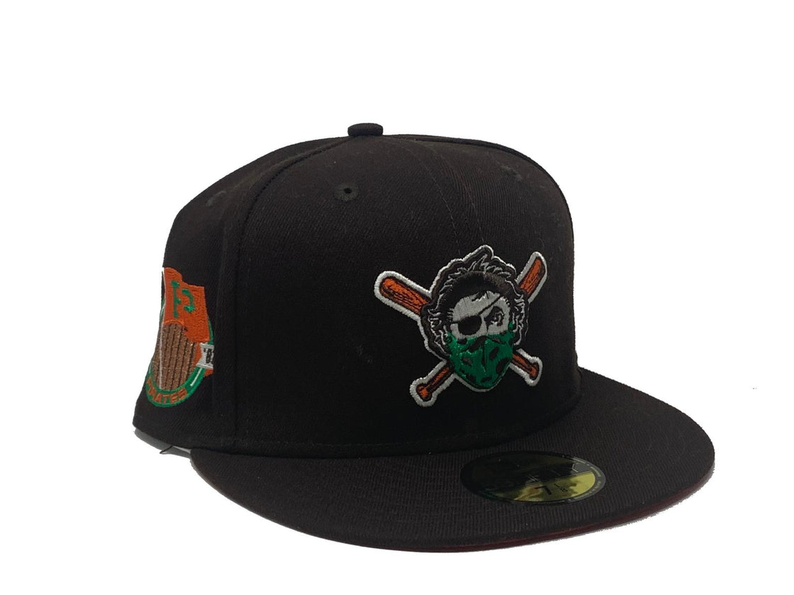 Deep Brown Pittsburgh Pirates 59fifty Custom New Era Fitted Hat