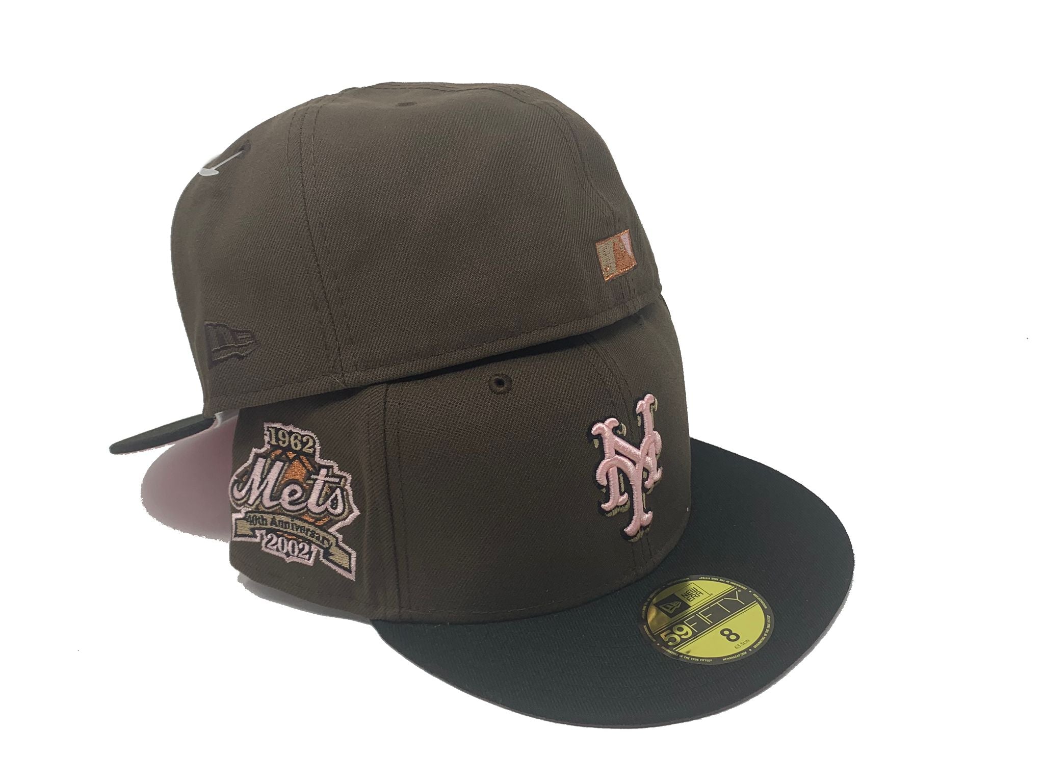 New York Mets Tiramisu 59FIFTY Fitted Hat, Brown - Size: 7 5/8, MLB by New Era