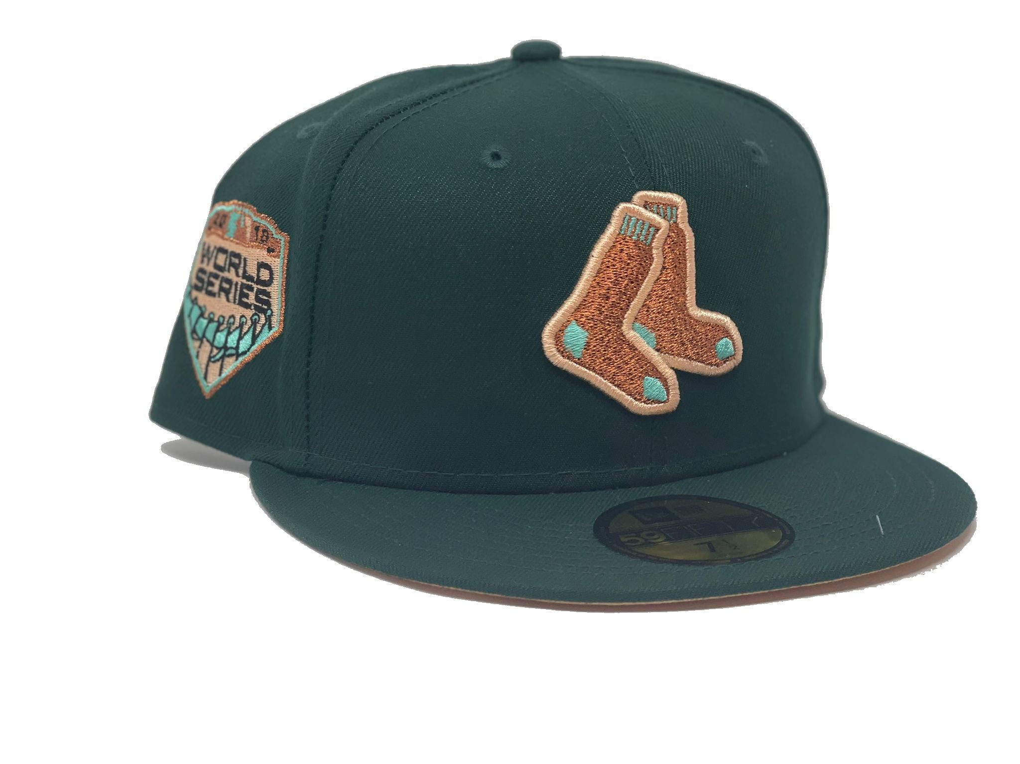 Pro Standard Boston Red Sox 2018 World Series Snapback Hat (Eggshell)