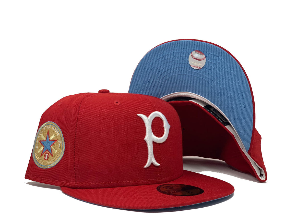 PITTSBURGH PIRATES 1941 ALL STAR GAME RED ICY BRIM NEW ERA FITTED HAT