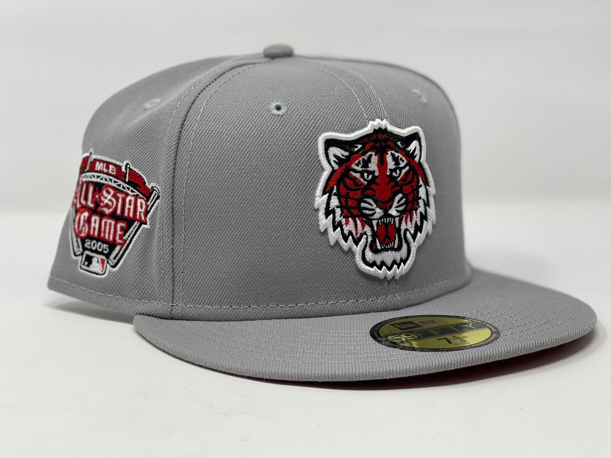 Detroit Tigers New Era Custom Gray Movie Pack Side Patch 59FIFTY Fitted Hat, 8 / Gray