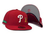 Red Philadelphia Phillies MLB City Transit Collection New Era Fitted