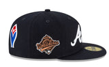 Black Atlanta Braves Patch Pride 59FIFTY New Era Fitted Hat