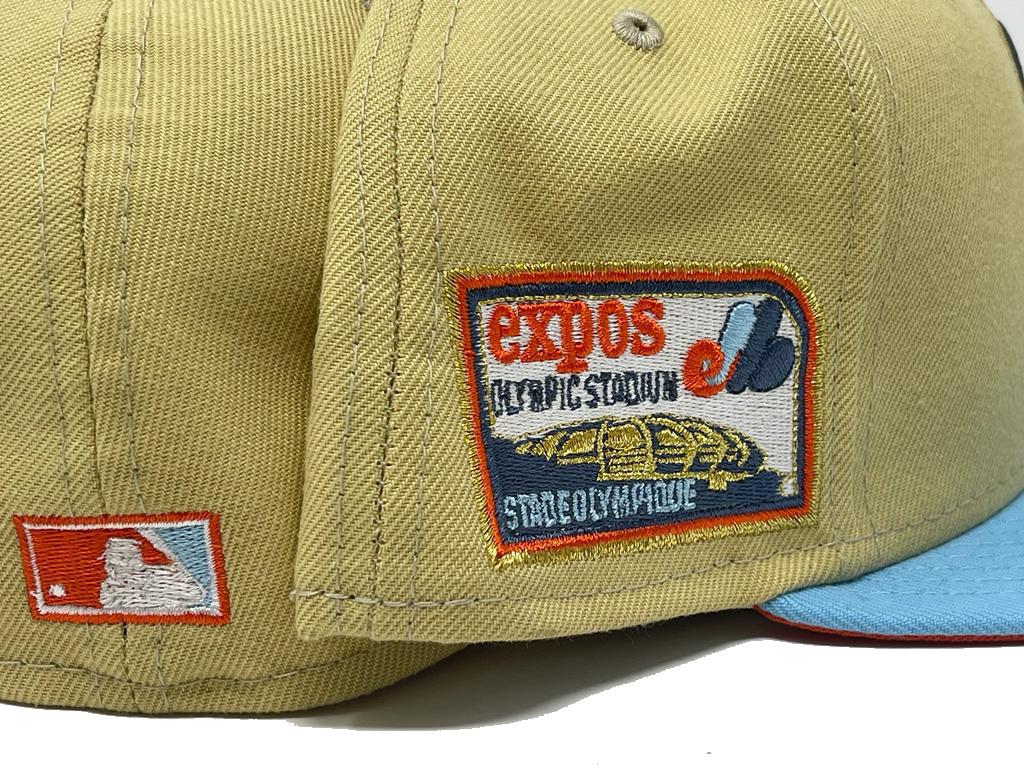 MONTREAL EXPOS OLYMPIC STADIUM MUSCLE MAN NEW ERA FITTED CAP – SHIPPING DEPT