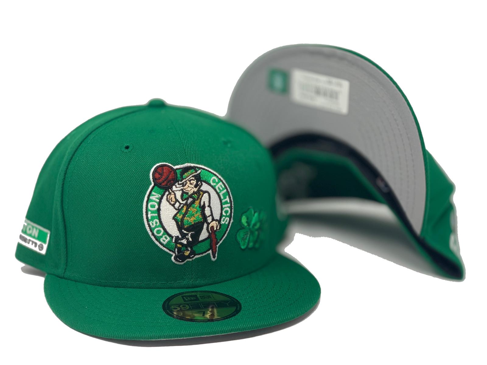 Kelly Green NBA City Transit Boston Celtics Custom New Era Fitted Hat –  Sports World 165