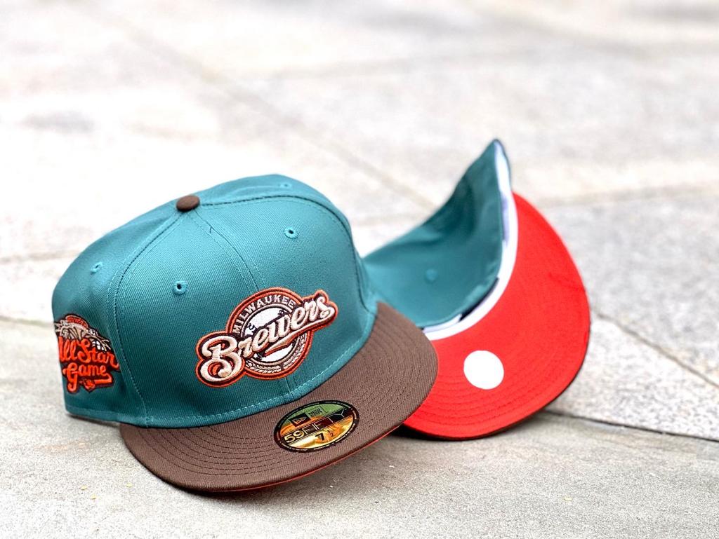 Milwaukee Brewers 2002 All Star Game Pine Needle Green Fitted Hats