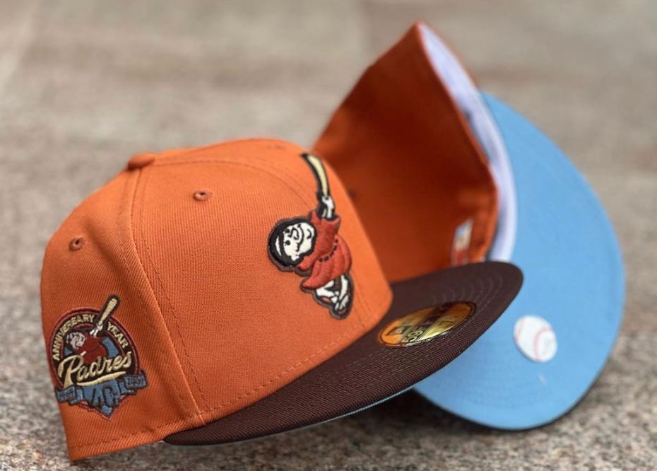 Orange San Diego Padres 40th Anniversary 59fifty New Era Fitted Hat