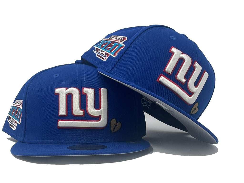 New York Giants 42ND Super Bowl Champion  Heart New Era Fitted Hat