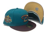 Aqua Blue Arizona Diamondbacks 20th Anniversary New Era Fitted Hat