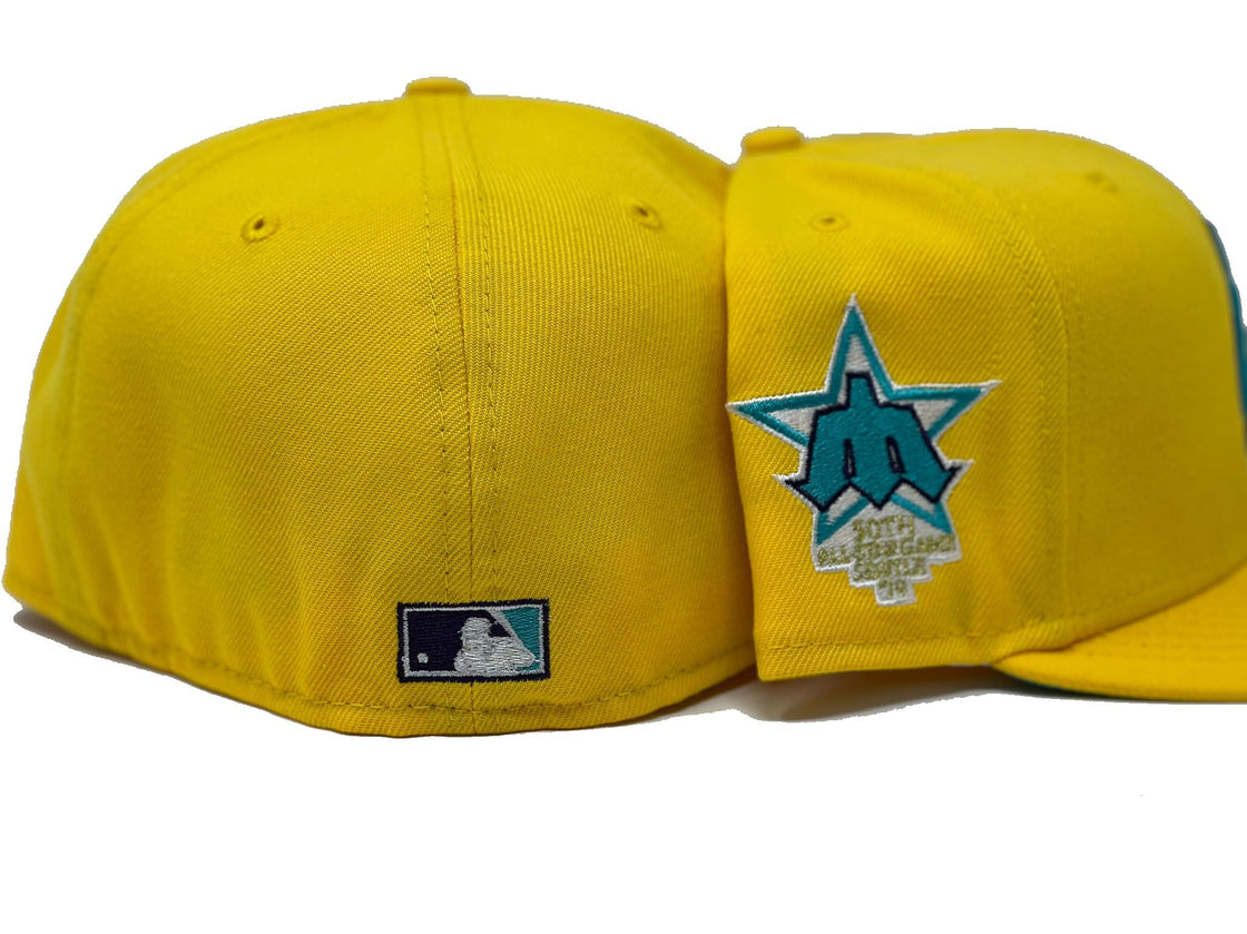 Light Yellow Seattle Mariners 30th All Star Game New Era Fitted Hat