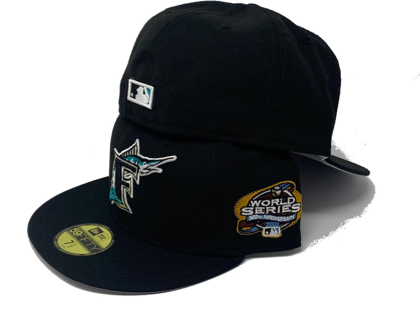 Florida Marlin 2003 World Series Black Gray Brim New Era Fitted Hat