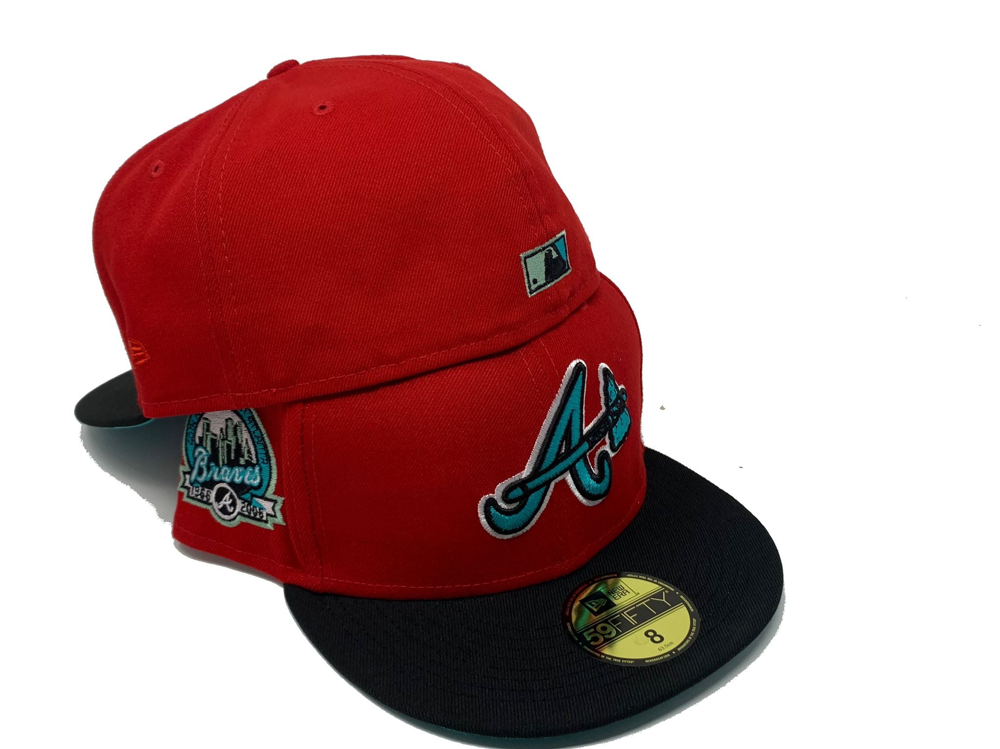 1 PER PERSON Custom New Era 59fifty Atlanta Braves Red Clay 1999 Wor –  SOLE PLAY
