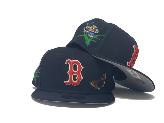 FELT  *  BOSTON RED SOX NAVY BLUE 59FIFTY FITTED HAT