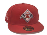 Red California Angels Strawberry Refresher 59fifty New Era Fitted Hat