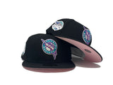 FLORIDA MARLIN 2003 WORLD CHAMPIONS BLACK PINK BRIM NEW ERA FITTED HAT