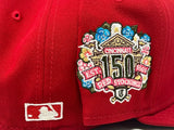 Cincinnati Reds 150th anniversary "Botanical pack" 59Fifty New Era Fitted Hat