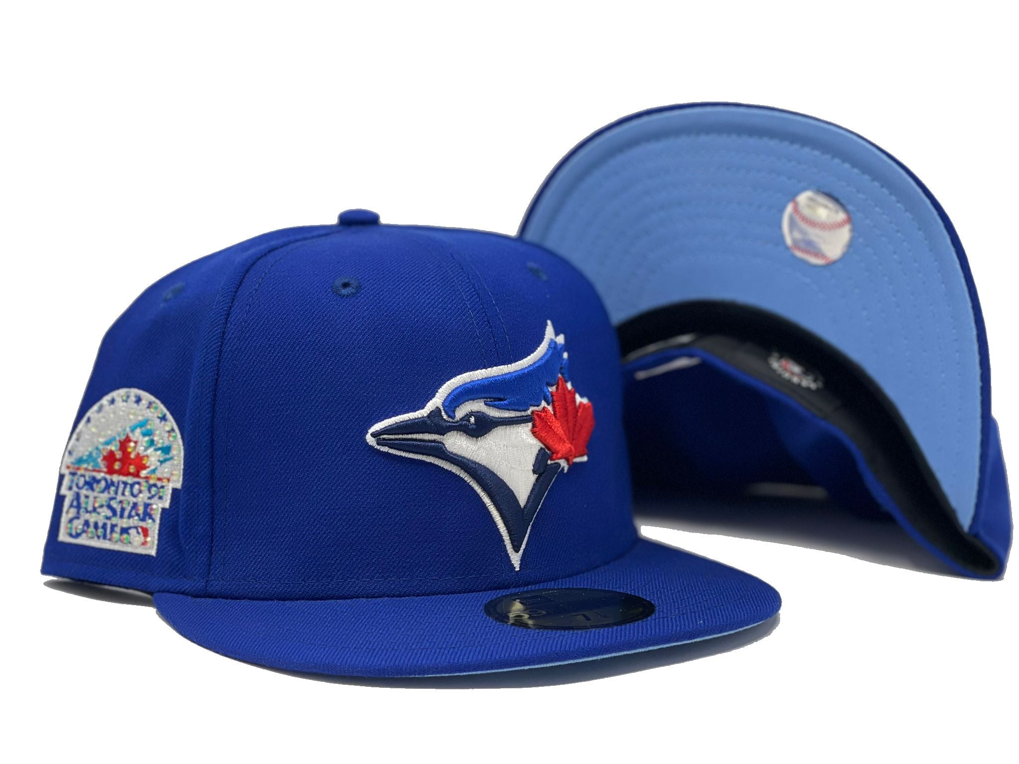 Toronto Blue Jays Mitchell & Ness Bases Loaded Fitted Hat - Royal/