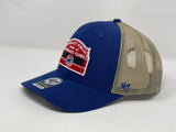 Chicago Cubs Wrigley Field '47  MVP Trucker Snapback Hat - royal blue