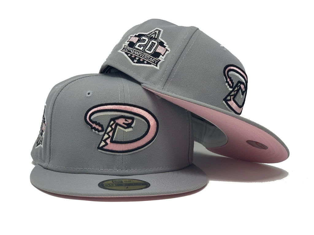 Arizona Diamond Backs 20th Anniversary Pink Concrete New Era Fitted Hat