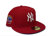 Red New York Yankees FDNY New Era Fitted Hat