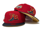 Red Tampa Bay Devil Rays 1998 Inaugural Season New Era Fitted Hat