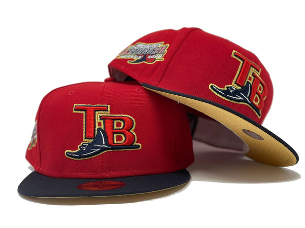 Black Tampa Bay Devil Rays 1998 Inaugural Season New Era Fitted Hat –  Sports World 165