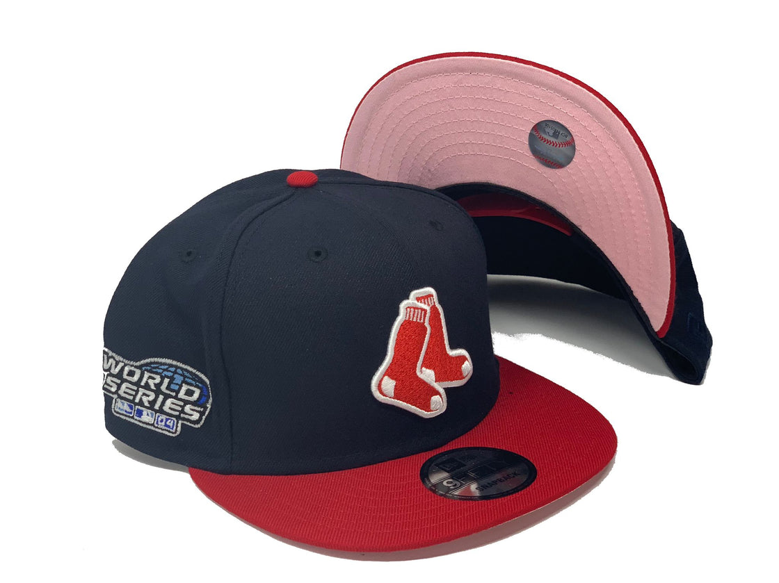Navy Blue Boston Red Sox 2004 World Series New Era Snapback Hat