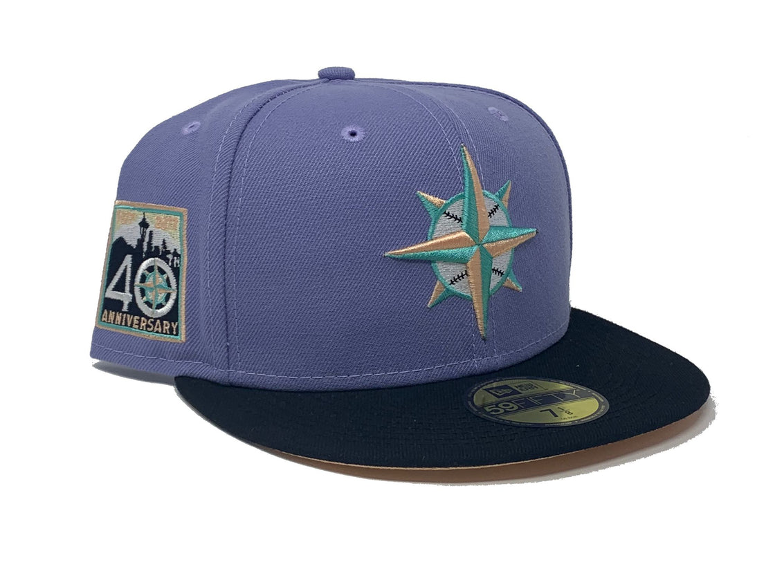 Lavender Seattle Mariners 40th Anniversary Blue Orchid Collection