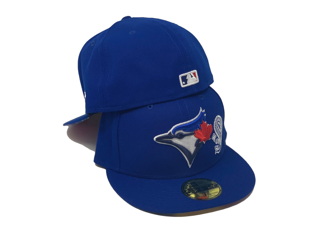 Royal Blue Toronto Blue Jays MLB Patch Work New Era Fitted Hat