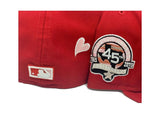 Red Houston Astros 45th Anniversary Custom New Era Fitted Hat