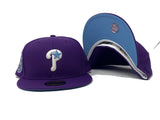 Purple Philadelphia Phillies Veterans Stadium Custom New Era Fitted