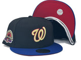 WASHINGTON  NATIONALS 25TH ANNIVERSARY "GAMECUBE COLLECTION" RED BRIM NEW ERA FITTED HAT