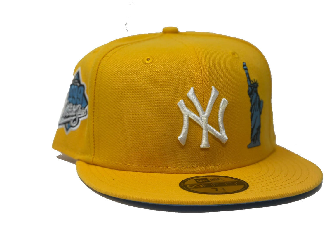 Texi Yellow New York Yankees 1999 World Series New Era Fitted Hat