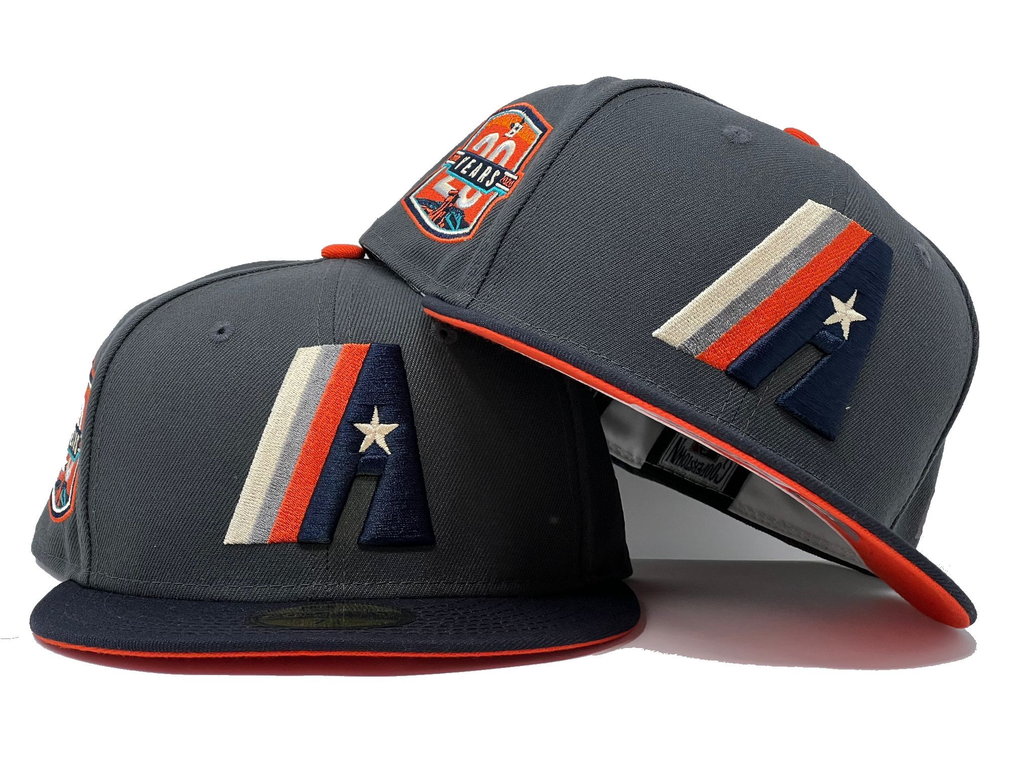 HOUSTON ASTROS 20TH ANNIVERSARY PROTOTYPE LOGO RED BRIM NEW ERA