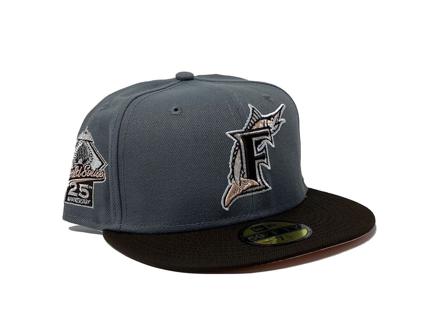 Florida Marlins 25th Anniversary "NEUTRAL & VERSATILE" Collection New Era Fitted Hat