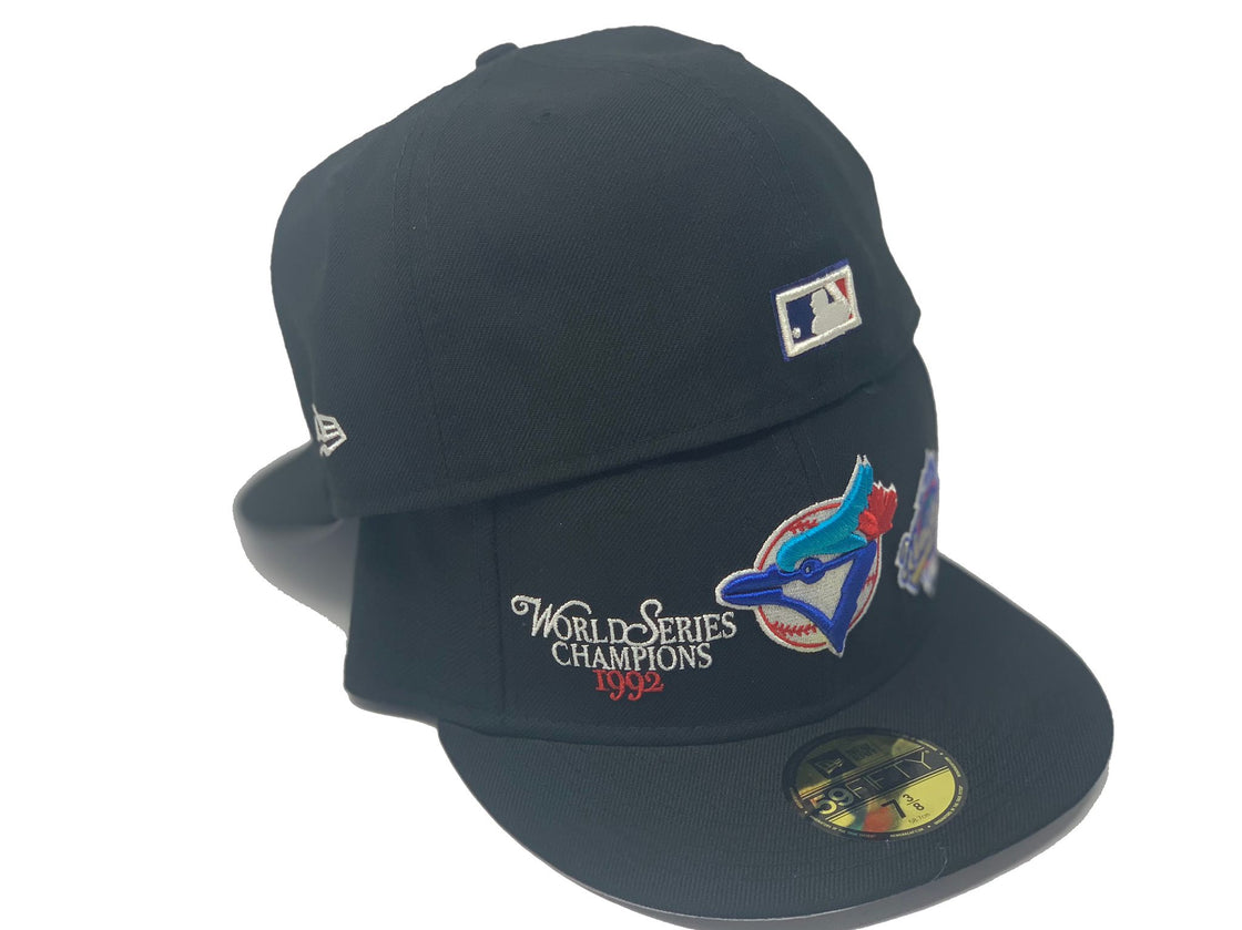 Black Toronto Blue Jays New Era 1992 World Series Fitted Hat