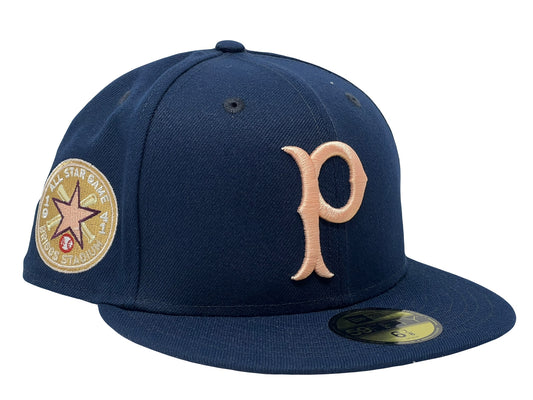 Pittsburgh  Pirates 1941 All Star Game Navy Peach Brim New Era Fitted Hats