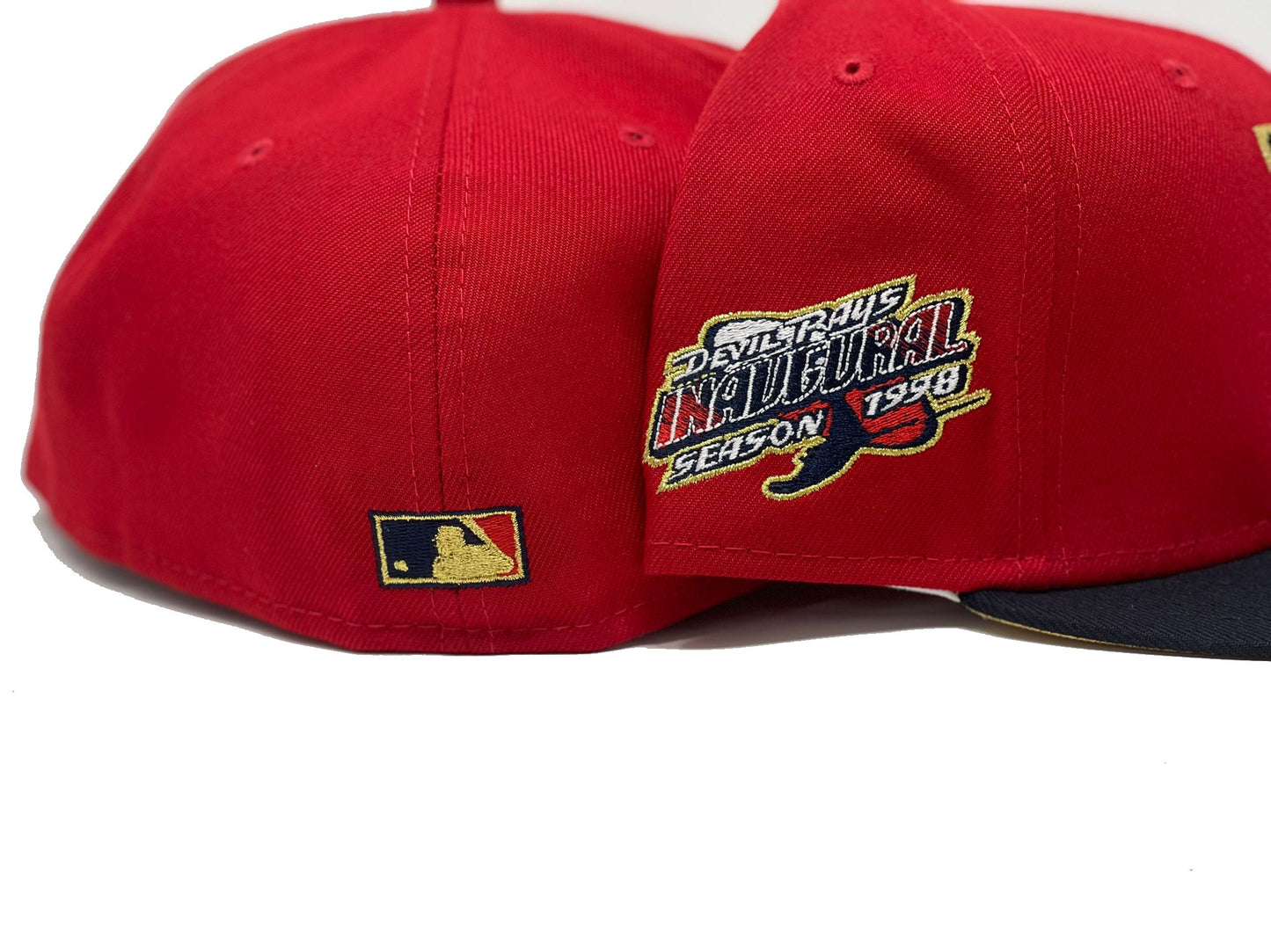 Red Tampa Bay Devil Rays 1998 Inaugural Season New Era Fitted Hat