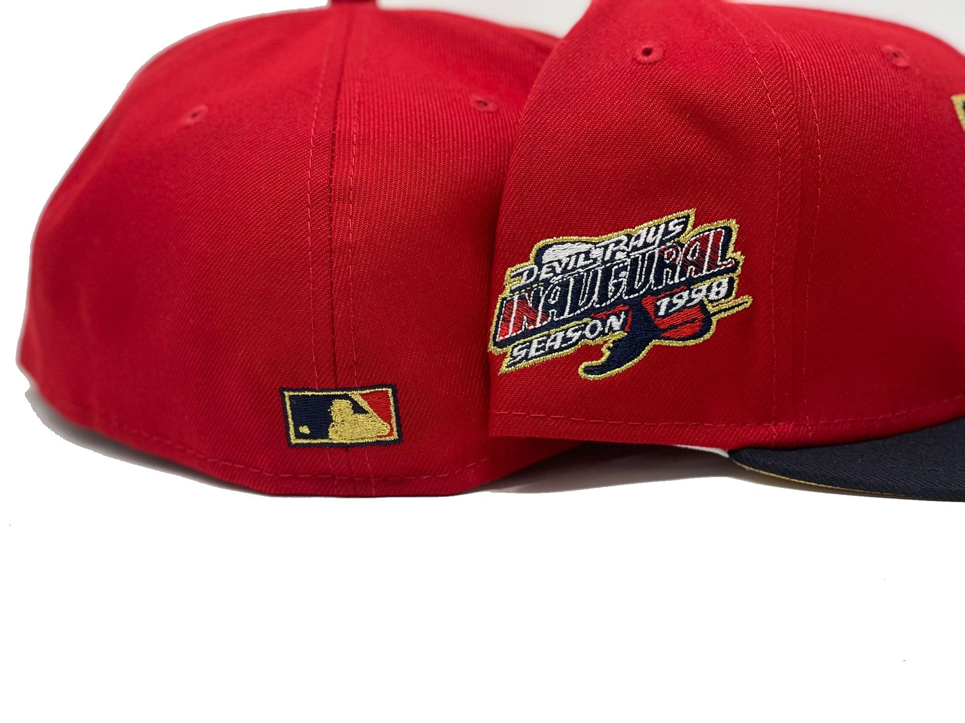 Red Tampa Bay Devil Rays 1998 Inaugural Season New Era Fitted Hat